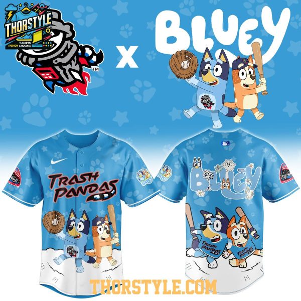 Rocket City Trash Pandas Bluey Night 2026 Minor Game Baseball Jersey
