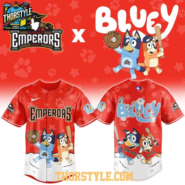 Rome Emperors Bluey Night Game 2026 Minor Baseball Jersey