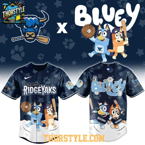 Salem RidgeYaks Bluey Night x MiLB Game 2026 Baseball Jersey
