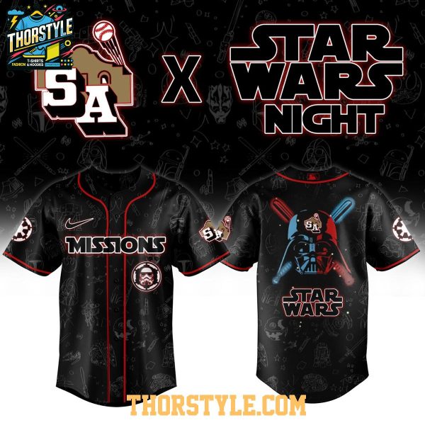 San Antonio Missions Star Wars x MiLB 2026 Night Baseball Jersey