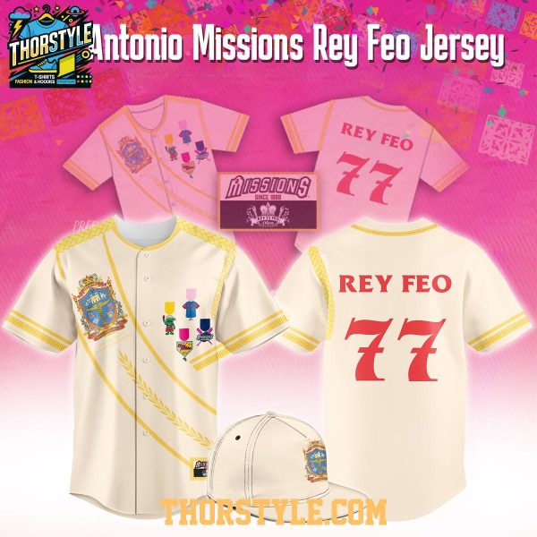 San Antonio Missions x Rey Feo 2026 Night MiLB Game Baseball Jersey