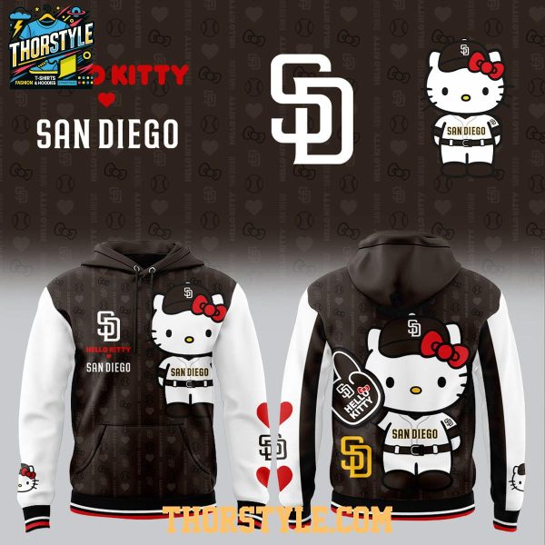 San Diego Padres Hello Kitty 2026 Night In San Diego Hoodie T-Shirt