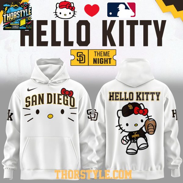 San Diego Padres Hello Kitty 2026 Night Of City Edition Hoodie T-Shirt