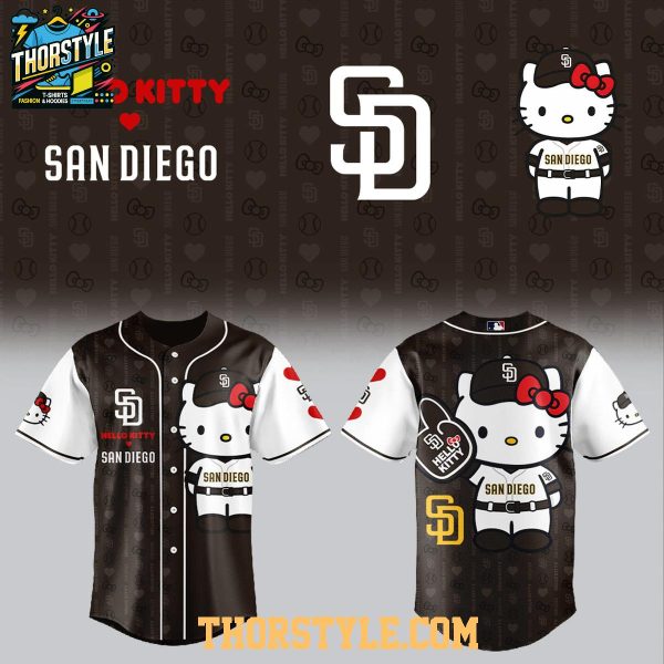 San Diego Padres x Hello Kitty 2026 Night In San Diego Baseball Jersey