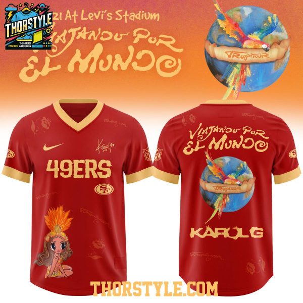 San Francisco 49ers Karol G Viajando Por El Mundo Tropitour 2026 NFL Jersey