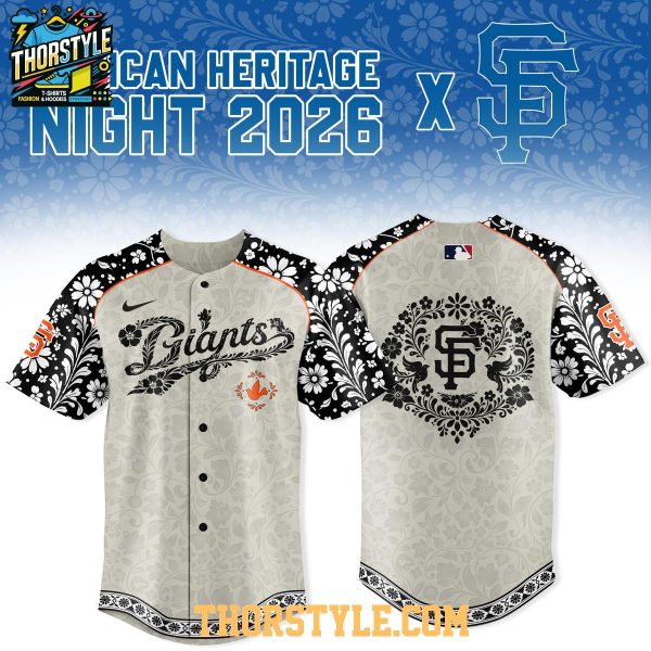 San Francisco Giants 2026 MLB x Mexican Heritage Night Baseball Jersey