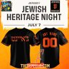 San Francisco Giants x 2026 Jewish Heritage Night Personalized Baseball Jersey