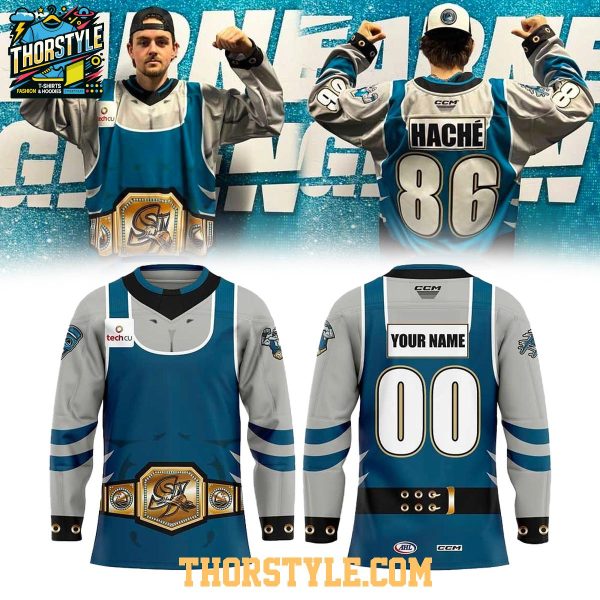 San Jose Barracuda CudaMania II 2026 Night Personalized Hockey Jersey