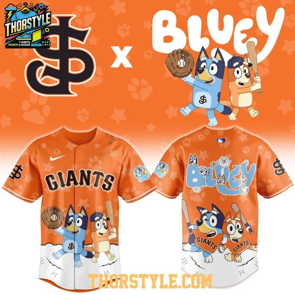 San Jose Giants Bluey Night x MiLB Game 2026 Baseball Jersey
