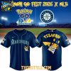 Seattle Mariners Pokemon Go Fest 2026 Tour Baseball Jersey
