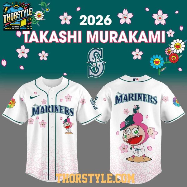 Seattle Mariners Takashi Murakami 2026 Night Celebrate Baseball Jersey