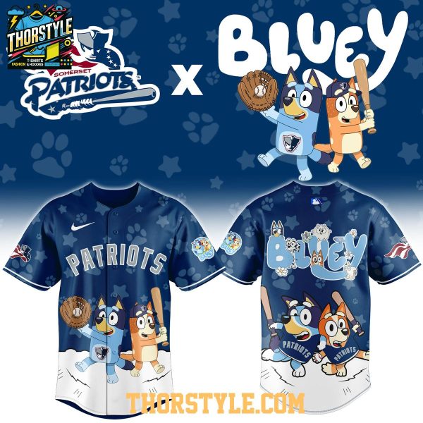 Somerset Patriots x Bluey Night 2026 Minor League Baseball Jersey