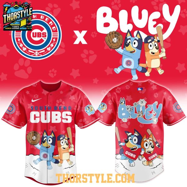 South Bend Cubs x Bluey Night Game 2026 Minor Baseball Jersey