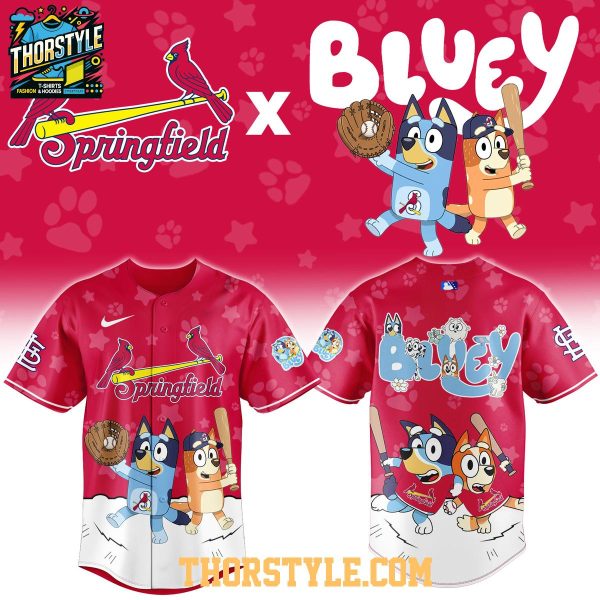 Springfield Cardinals x Bluey Night 2026 Minor League Baseball Jersey