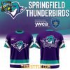 Springfield Thunderbirds 2026 Purple Warm Up Night Hoodie T Shirt