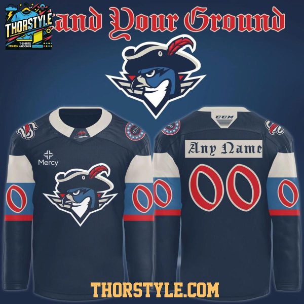 Springfield Thunderbirds 250th Celebration Night 2026 Personalized Hockey Jersey