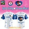 Texas Rangers Hello Kitty x Bruno Mars Pop Up 2026 Tour Baseball Jersey