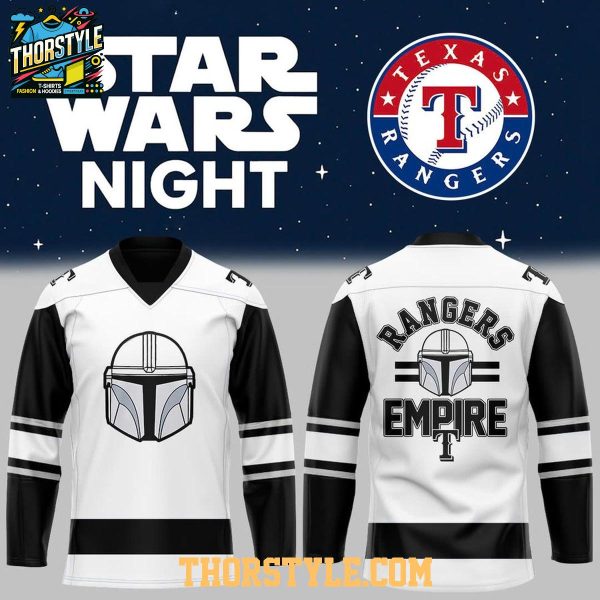 Texas Rangers Star Wars Night 2026 Rangers Empire Hockey Jersey