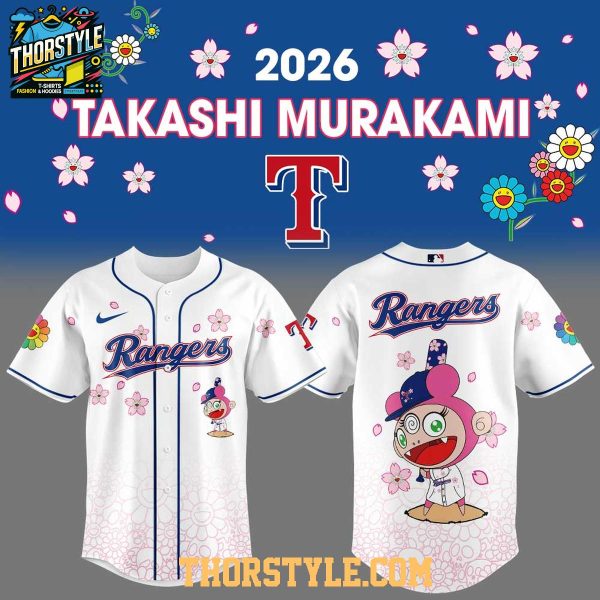 Texas Rangers Takashi Murakami 2026 Night Celebrate Baseball Jersey