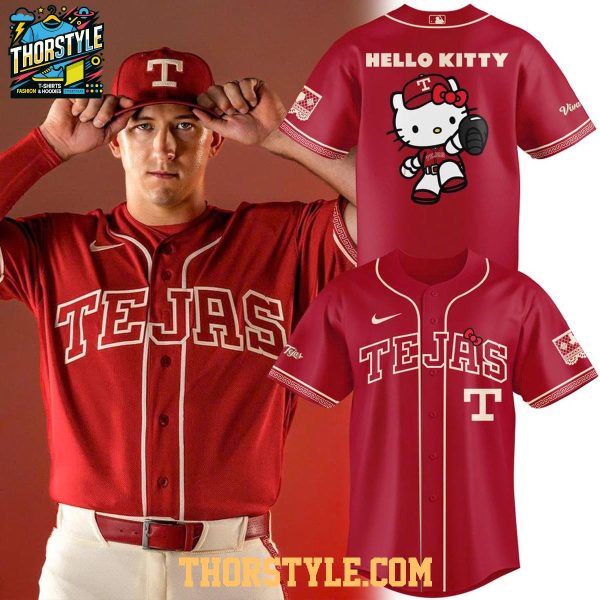 Texas Rangers x Hello Kitty x City Connect Night 2026 Baseball Jersey