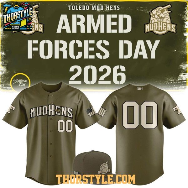 Toledo Mud Hens Armed Forces Day 2026 Baseball Jersey