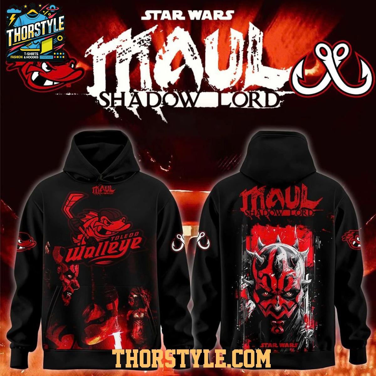 Toledo Walleye x Star Wars 2026 Maul Night Hoodie T-Shirt Toledo Walleye x Star Wars 2026 Maul Night Hoodie T-Shirt