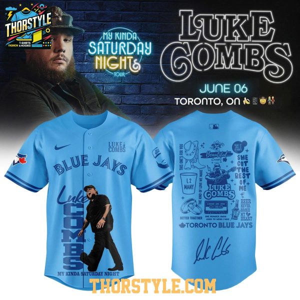 Toronto Blue Jays Luke Combs x Saturday Night Tour 2026 Baseball Jersey