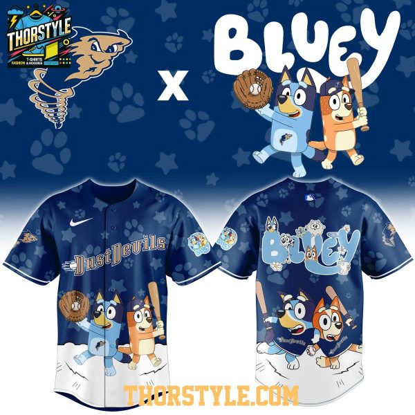Tri-City Dust Devils Bluey Night x MiLB Game 2026 Baseball Jersey