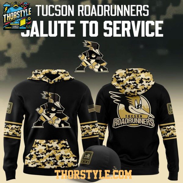 Tucson Roadrunners 2026 Salute To Service Night Hoodie Shirts