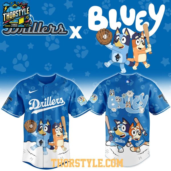 Tulsa Drillers x Bluey Night 2026 Minor League Baseball Jersey
