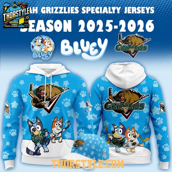 Utah Grizzlies Bluey And Bingo Game Night 2026 Hoodie Shirts