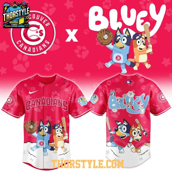 Vancouver Canadians Bluey Night x MiLB Game 2026 Baseball Jersey
