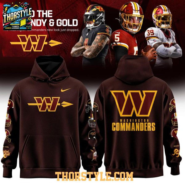 Washington Commanders Focus Club 2026 Burgundy And Gold Hoodie T-Shirt