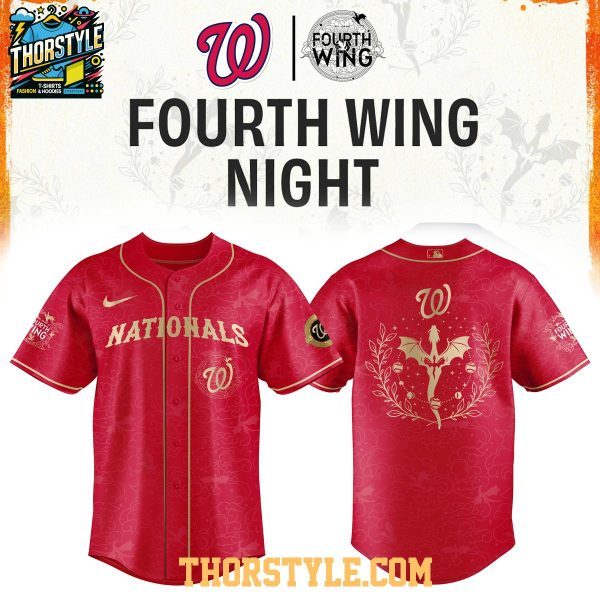 Washington Nationals Fourth Wings Night 2026 Dragon Baseball Jersey