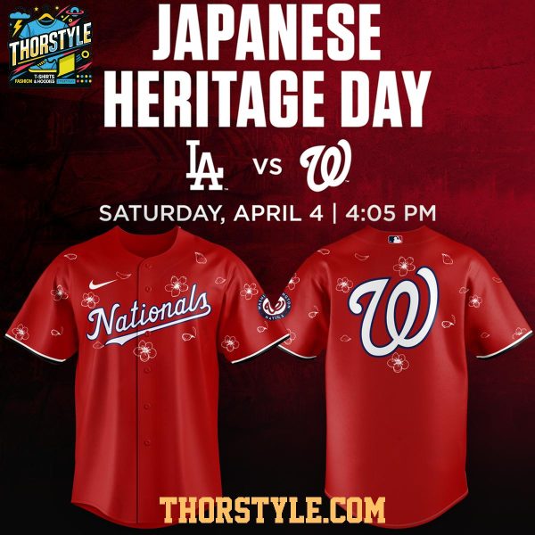 Washington Nationals Japanese Heritage Day 2026 Baseball Jersey
