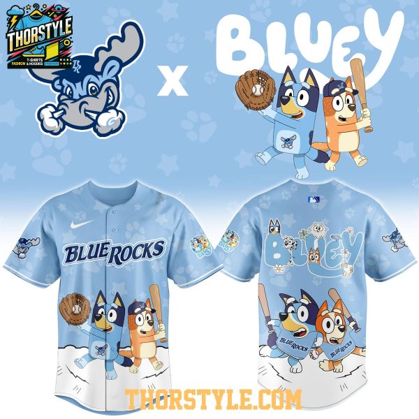 Wilmington Blue Rocks Bluey Night Game 2026 Minor Baseball Jersey