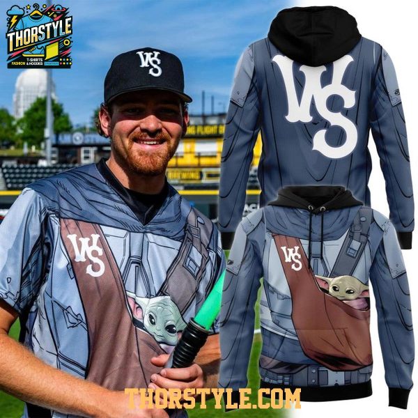 Winston-Salem Dash 2026 Star Wars Night Baby Yoda Hoodie T-Shirt