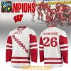 Wisconsin Badgers NCAA National Champions 2026 Personalized Hockey Jersey