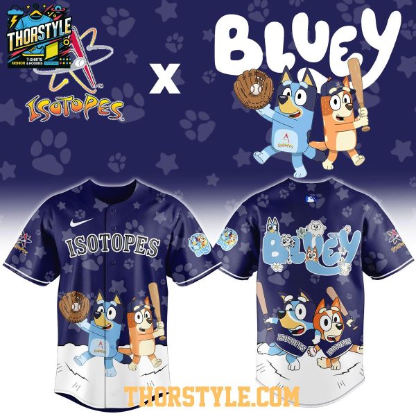 Albuquerque Isotopes Bluey Night 2026 Minor Game Baseball Jersey