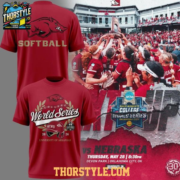 Arkansas Razorbacks College World Series Women’s Softball 2026 Hoodie T-Shirt