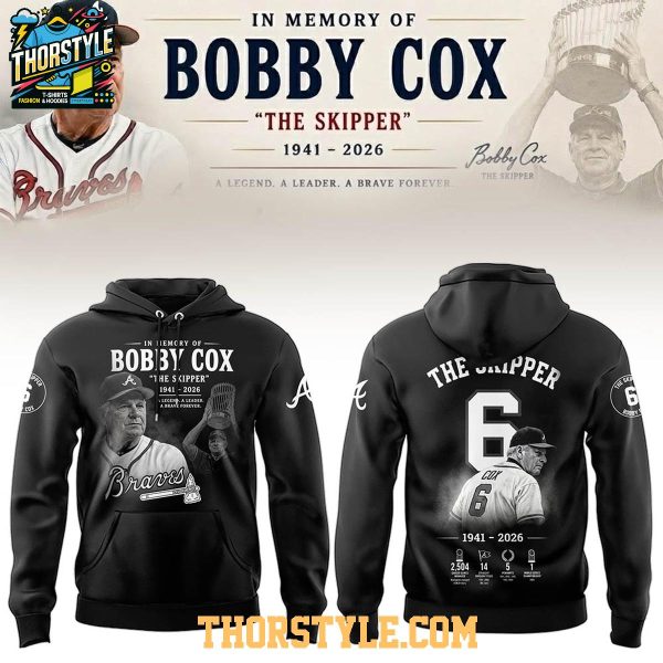 Atlanta Braves Bobby Cox 1941-2026 The Legendary Manager Hoodie Shirts