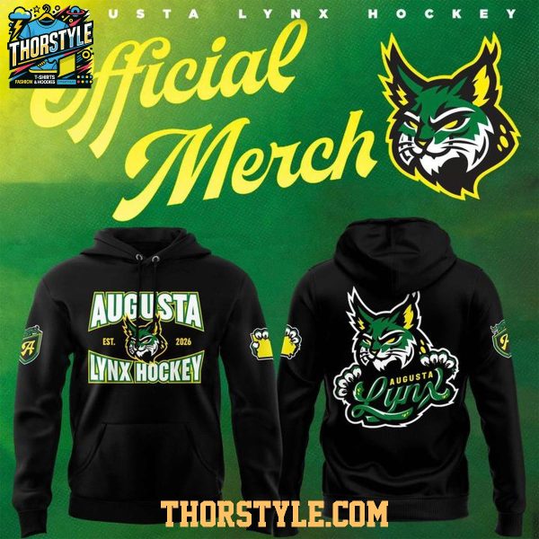 Augusta Lynx Hockey White Putting Green 2026 Hoodie T-Shirt