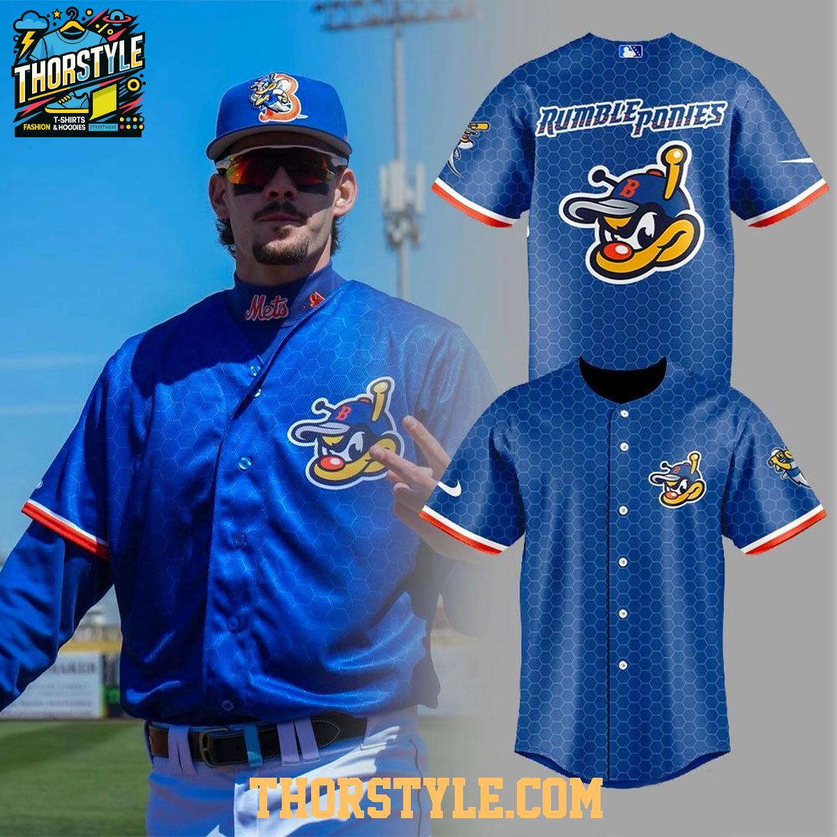 Binghamton Rumble Ponies Home Threads 2026 Binghamton Mets Baseball Jersey Binghamton Rumble Ponies Home Threads 2026 Binghamton Mets Baseball Jersey