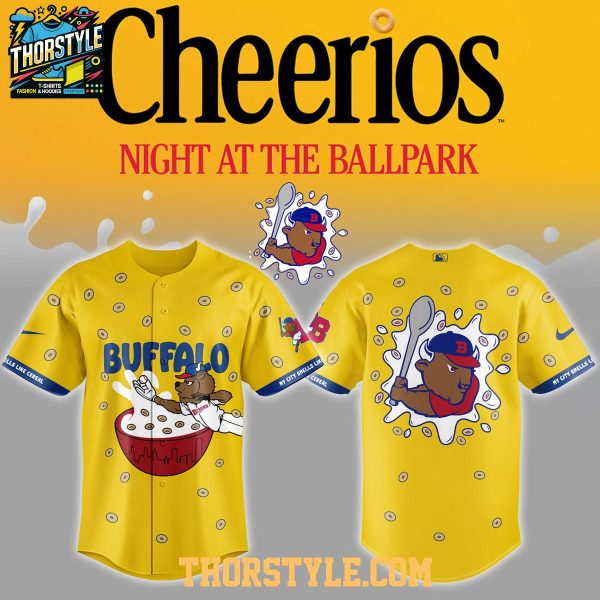 Bloomington Bison Cherrios Night 2026 At The Ballpark Baseball Jersey