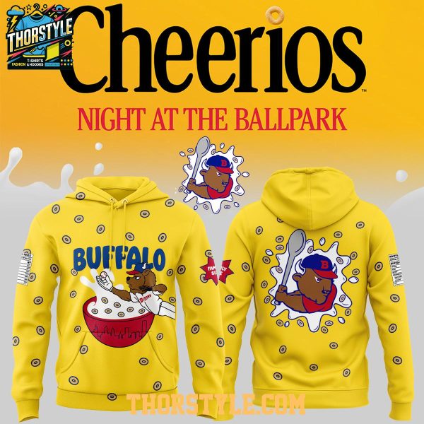 Bloomington Bisons My City Smells Like Cheerios Night 2026 Hoodie T-Shirt Yellow