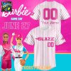 Carolina Blaze x Barbie Night 2026 Personalized Baseball Jersey