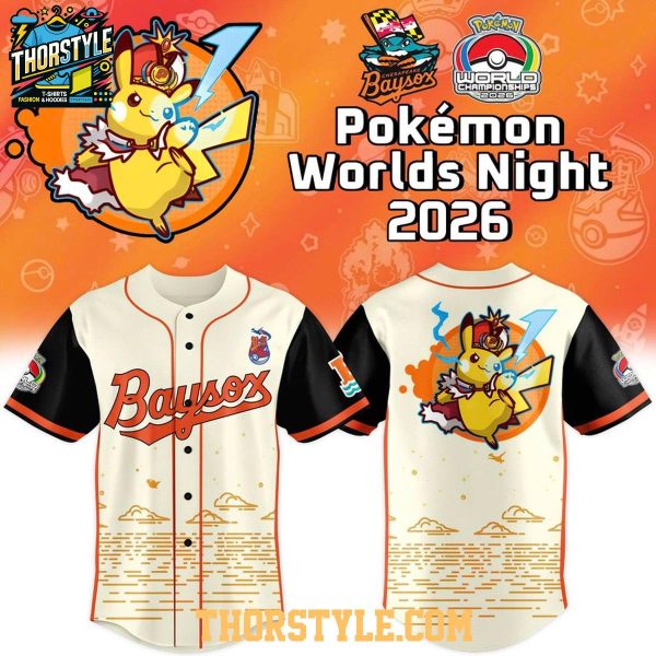 Chesapeake Baysox x Pokemon Worlds Night 2026 Go Baseball Jersey