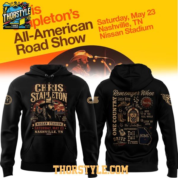 Chris Stapleton Live in Nashville 2026 Concert Tennessee Volunteers Hoodie T-Shirt