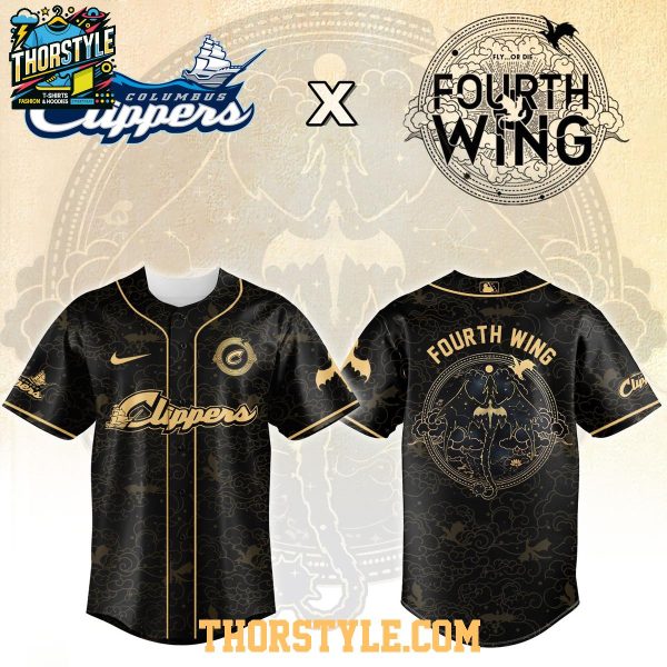 Columbus Clippers Fourth Wing Night 2026 MiLB Game Jersey