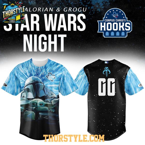 Corpus Christi Hooks x Star Wars Night Mandalorian & Grogu 2026 Jersey
